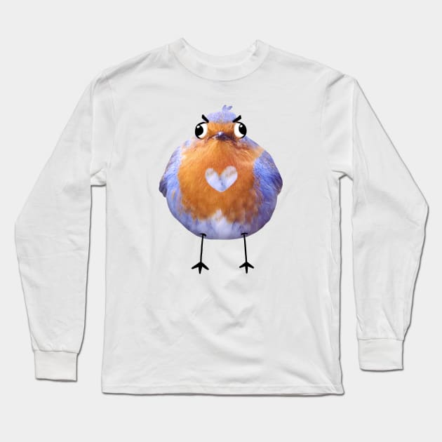 Thicc bird Long Sleeve T-Shirt by Nikamii